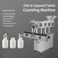 Machine d'embouteillage de comptage de capsules de comprimés de bonbons à électrons automatique de haute précision à écran tactile DXS-8