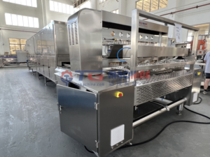 TG Machine GD600Q Système PLC entièrement automatique Machine à bonbons pour la production d'ours gommeux avec revêtement de sucre et d'huile - Product Image 2