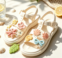 Breloques de chaussures 3D en PVC personnalisées HS Brand, décorations amovibles DIY pour sabots et sandales