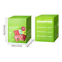 Masque facial en feuille OEM BIOAOUA aux extraits de fruits botaniques – Combo hydratant, éclaircissant et nourrissant