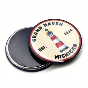 Factory Supply Customized Photo Souvenir Tin Low Moq Personalized Metal <b>Fridge</b> Magnets for Travel Gifts - Product Image 3