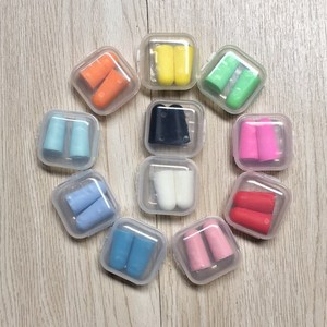Bouchons d'oreilles en mousse multicolores, type 29 NNR, réduction du bruit, pour usine, étude, sommeil, emballés - Product Image 1
