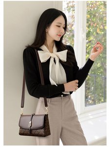 Bolsos de Mano de Diseñador Personalizados al por Mayor para Mujer, Bolsos de Hombro Cruzados de Cuero Populares para Mujer de Fábrica - Product Image 4