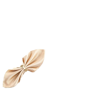 Porte-serviettes de luxe en métal doré mat avec anneau en D, anti-roulement, à fond plat, pour restaurants haut de gamme et fêtes de Noël - Product Image 1