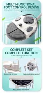 Sedia completa dentale a basso costo adatta per cliniche e ospedali dentali - Product Image 5