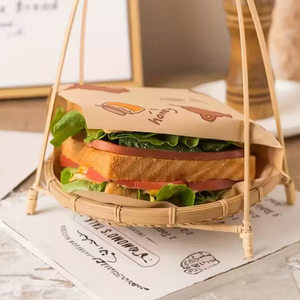 Impresión personalizada Kraft grado alimenticio <span class=keywords><strong>a</strong></span> prueba <span class=keywords><strong>de</strong></span> grasa para llevar tipo <span class=keywords><strong>de</strong></span> <span class=keywords><strong>entrega</strong></span> pollo frito perro caliente Eco bolsas <span class=keywords><strong>de</strong></span> papel <span class=keywords><strong>a</strong></span> prueba <span class=keywords><strong>de</strong></span> grasa - Product Image 5