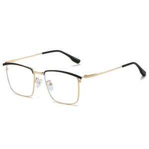 Gafas de Metal de Media Montura para <span class=keywords><strong>Hombre</strong></span>, Modelo 2026, Cuadradas, Modernas, con <span class=keywords><strong>Lentes</strong></span> Ópticas para Miopía - Product Image 6