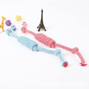 Juguetes Masticables de Cuerda de Algodón Ecológicos para Mascotas, Interactivos, para Limpieza de Dientes, Uso Diario para Perros, Venta al Por Mayor - Product Image 3