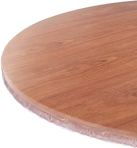 clear plastic tablecloth protector