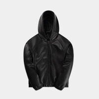 Veste en cuir d'hiver pour hommes de haute qualité, en toile enduite, coupe-vent, réversible, avec décoration en cristal, personnalisable, vente en gros
