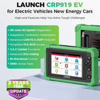 Escáner de Diagnóstico para Vehículos Eléctricos, Máquina de Diagnóstico para Autos de Nueva Energía, Escáner Profesional Launch CRP919 EV para Tesla y BYD