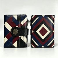 Dompet Kulit PU Wanita Tahan Gores, Kerajinan Eksklusif, Pola Logo Kustom untuk Pengguna Kelas Atas, Bisnis & Penggunaan Sehari-hari