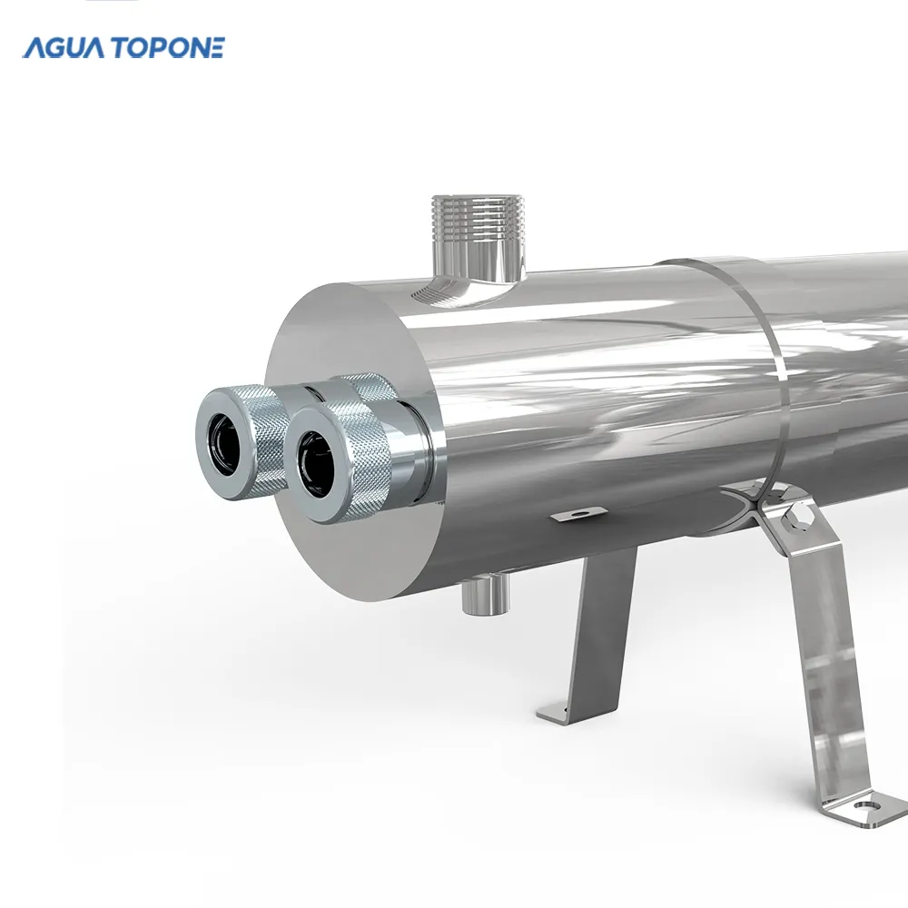 Apparecchiature per il trattamento delle acque a parete 304 tubazioni in acciaio inox Uv depuratore di acqua di filtrazione per filtro acqua commerciale