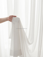 Vente directe usine – Stores verticaux intérieurs élégants et modernes en tulle transparent avec corde métallique, rideaux de fenêtre extérieurs