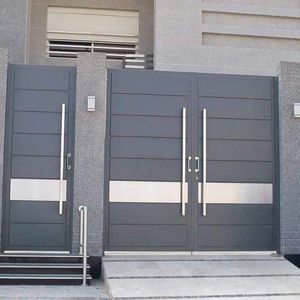 Puerta <span class=keywords><strong>de</strong></span> Seguridad Moderna <span class=keywords><strong>de</strong></span> <span class=keywords><strong>Hierro</strong></span> D-TOP, Diseño <span class=keywords><strong>de</strong></span> Rejas, Puertas <span class=keywords><strong>para</strong></span> Garaje, Puerta <span class=keywords><strong>para</strong></span> Casa, Compatible con Liftmaster - Product Image 6