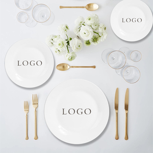 <span class=keywords><strong>Assiettes</strong></span> <span class=keywords><strong>de</strong></span> <span class=keywords><strong>service</strong></span> nordiques en porcelaine pour mariage et restaurant, personnalisables avec logo, <span class=keywords><strong>assiettes</strong></span> à apéritif, plats en céramique blanche, <span class=keywords><strong>assiettes</strong></span> <span class=keywords><strong>de</strong></span> dîner en gros - Product Image 4