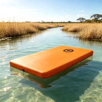 Matelas de camping gonflable automatique en PVC pour l'extérieur, plateforme flottante multifonctionnelle portable pour la randonnée, la pêche et le sommeil