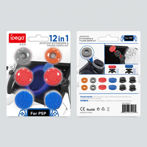 12 In1 spugna pollice pinze Kit per PS5 Console <span class=keywords><strong>portale</strong></span> Joystick estensori <span class=keywords><strong>Set</strong></span> di protezione pollice impugnatura Stick - Product Image 6
