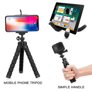 Smartphone Caméra Flexible Mini Selfie Trépied Support pour GoPro Hero 13 12 11 10 9 DJI Osmo <span class=keywords><strong>Action</strong></span> 5 Pro 4 3 - Product Image 1