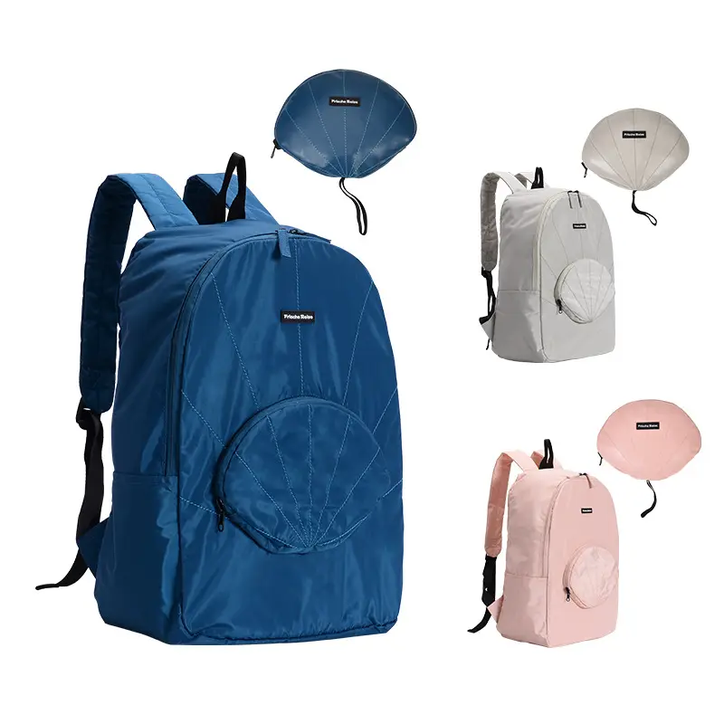 Lightweight Waterproof foldable backpack bag men special design Portable Exterior Pockets folding backpack outdoor