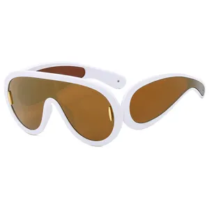 Futuristic Technology Y2k Sunglasses Connected Lenses Sunglasses