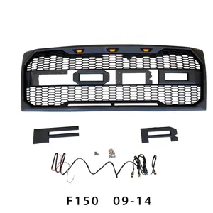 Truck Parts Black ABS Plastic Car Grill Fit For Ford F150 2009-2014