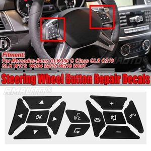 Nouveaux autocollants de réparation pour boutons de volant Mercedes-Benz GLK350 Classe C CLS C218 SLK W172 W204 W212 W218 - Product Image 1
