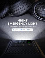 Gonfleur de pneus de voiture portable Lamicall VHEP03 150 PSI, compresseur d'air durable en ABS, affichage numérique, pompe à pneus électrique pour voiture et moto