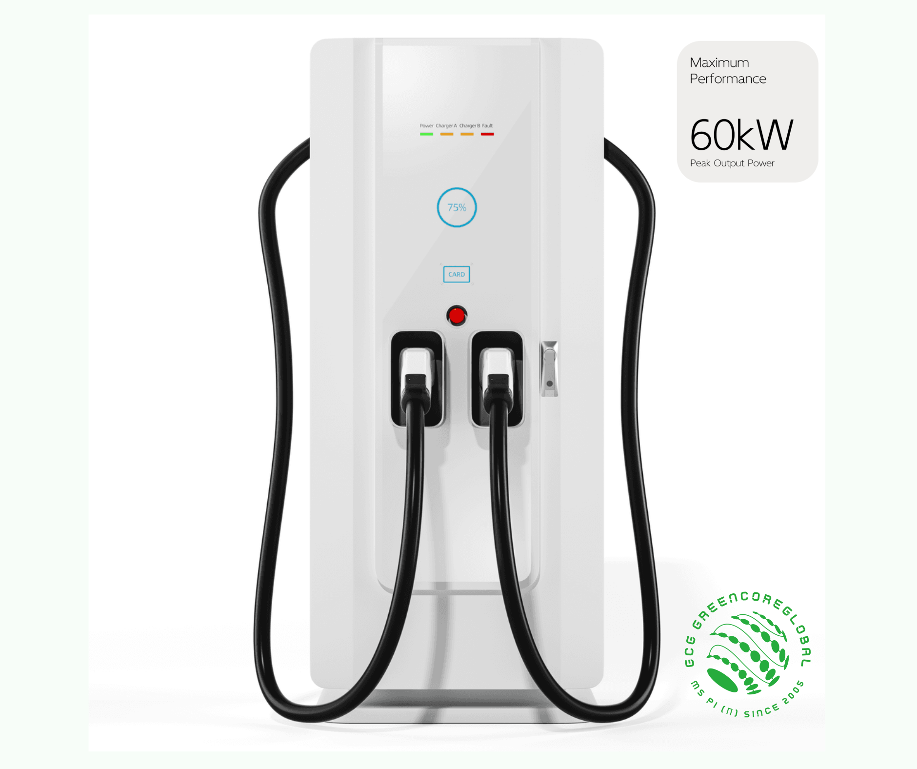 A GCG-60kW-G2 GB/T DC EV Charger Dual Connectors Ground-Mounted With OCPP CE Certified For Electric Vehicle Charging Stations · image 3