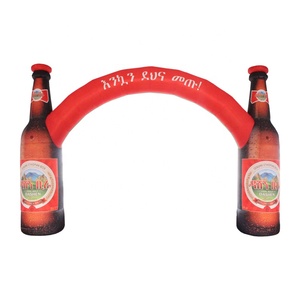 Arco gonfiabile della frutta di progettazione calda di logo su ordinazione, arco pubblicitario gonfiabile, tipo del pallone del kiwi per l'arco, - Product Image 1