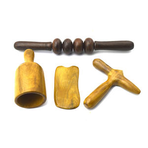 Masajeador de madera, palo de masaje de punto de rodillo de mano para fascia, celulitis, músculo, Abdomen, terapia corporal, masaje muscular - Product Image 5