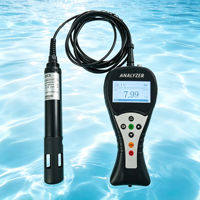 Analyseur portable d'oxygène dissous à fluorescence LCD rétroéclairé, haute précision ±3% 0-20mg/L, pour les tests d'eau sur le terrain