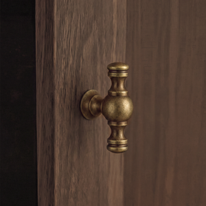 Minimalist <strong>French</strong> T-shaped Cabinet <strong>Door</strong> Handles H59 Brass Antique Brass Decorative Drawer Pulls Furniture Hardware - Product Image 1