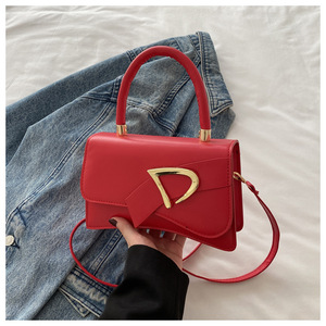 2025 Mới Phong Cách Phương Tây Phong Cách Hàn Quốc Thời Trang Retro Giản Dị Màu Rắn Tay Vai Crossbody Nhỏ Túi Vuông - Product Image 4