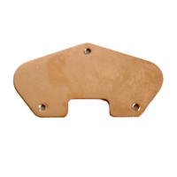 Plaque de base de micro pour guitare électrique TL en acier durable, avec trous de vis standard US 6-32, non revêtue