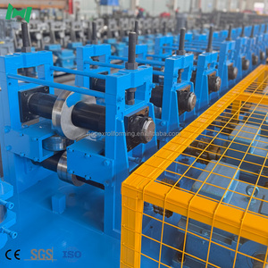 Machine <span class=keywords><strong>de</strong></span> formage <span class=keywords><strong>de</strong></span> profilés pour portes coulissantes automatiques à rail supérieur, pour la construction <span class=keywords><strong>de</strong></span> rails <span class=keywords><strong>de</strong></span> portes rapides avec contrôle PLC - Product Image 4