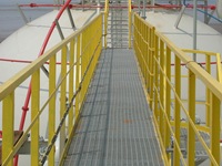 Grille en métal expansé galvanisé à chaud, robuste, en acier, pour passerelle de plateforme