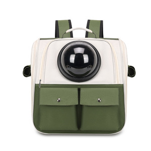 Custom Foldable Warm Large Capacity Dog <b>Cat</b> Space Capsule Pet <b>Backpack</b> Portable Breathable Carrier for Outdoor Use - Product Image 6