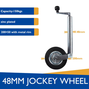 Nouvelle <span class=keywords><strong>roue</strong></span> de guidage en acier au carbone résistant à la corrosion, charge maximale 150 kg, <span class=keywords><strong>pour</strong></span> caravane australienne, bateau, <span class=keywords><strong>remorque</strong></span> utilitaire, vente en gros OEM - Product Image 2