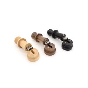 Forma di scacchi promozionale in legno usb memoria USB portachiavi usb portachiavi chiavetta 16GB 128GB 32GB 2.0 logo personalizzato legno flash - Product Image 6