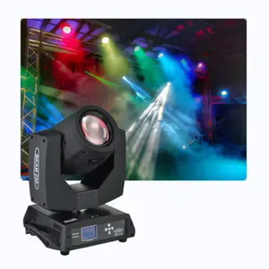 terrale rotation regenbogen-effekt rütteln funktion 230 w scharfe 7r sich bewegende scheinwerfer mit fluggehäuse für disco hochzeit party beam 230