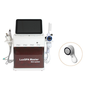 Appareil facial multi-embouts pour usage domestique, équipement professionnel de soin du visage SPA, exfoliant pour la peau, éliminateur de points noirs - Product Image 4