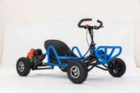 Kit de karting électrique à essence de qualité professionnelle 90cc 212cc 300cc pour adultes, incluant des pièces et accessoires de course à chaîne