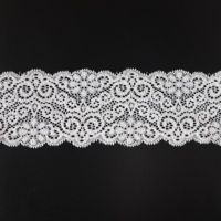 En gros, dentelle de luxe sexy en voile de nylon, broderie élastique, dentelle guipure pour robes de soirée, lingerie, soutiens-gorge et robes