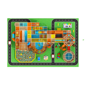 Parque Infantil Interior para Niños, Nuevo Estilo, Precio Económico, Construcción de Plástico, para Uso Escolar - Product Image 5