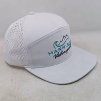 Gorra Snapback Unisex Wins Flying con 7 Paneles y Orificios Cortados con Láser, Logotipo Personalizado, Visera Plana, para Deportes al Aire Libre, Uso en las Cuatro Estaciones, Gorra de Golf