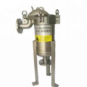 China Cheap Price High Quality Mechanical High Pressure Stainless Steel Bag Filter For Honey Filtration System