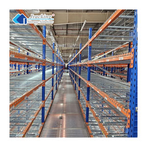 La pile résistante de stockage d'entrepôt étire le Decking de grillage en acier de Protection contre la corrosion pour le support de palette - Product Image 1