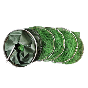 45*45cm * 2.5m garde de pêche avec sac filets de piège de pêche collés à séchage rapide pièges à écrevisses pliables <span class=keywords><strong>carpe</strong></span> - Product Image 1