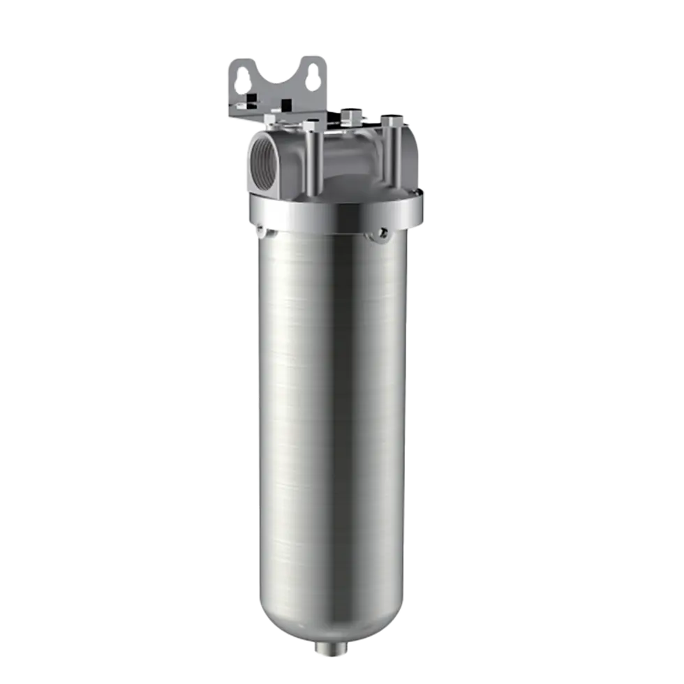 Büyük 10000L akış paslanmaz çelik ev RV araba ve dış mekan kullanımı için yurtiçi su ön filtre manuel ön filtrasyon